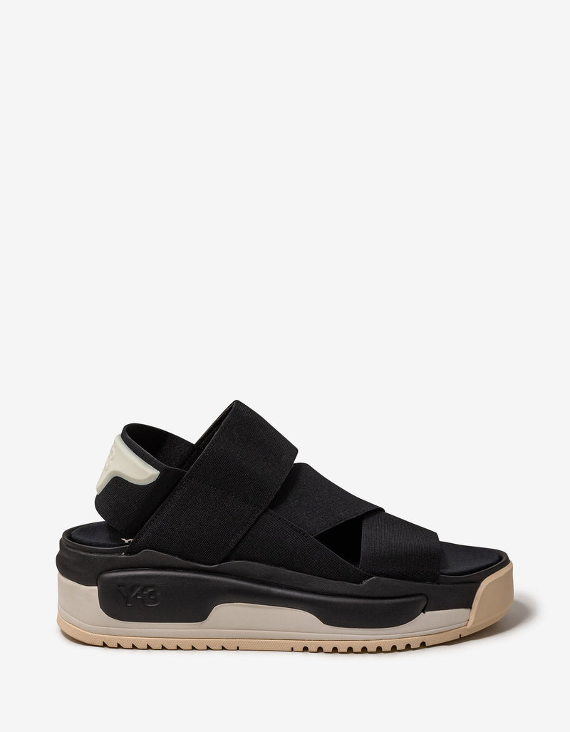 Y-3 Black Hokori Sandals