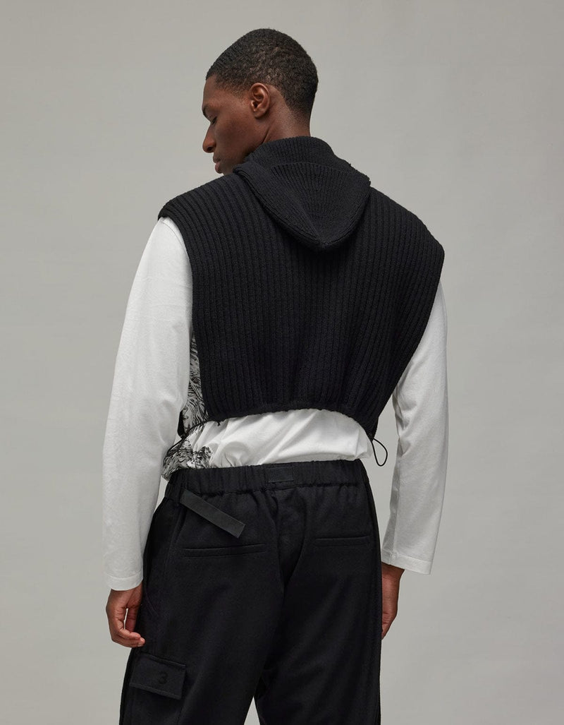 Y-3 Black Hooded Vest