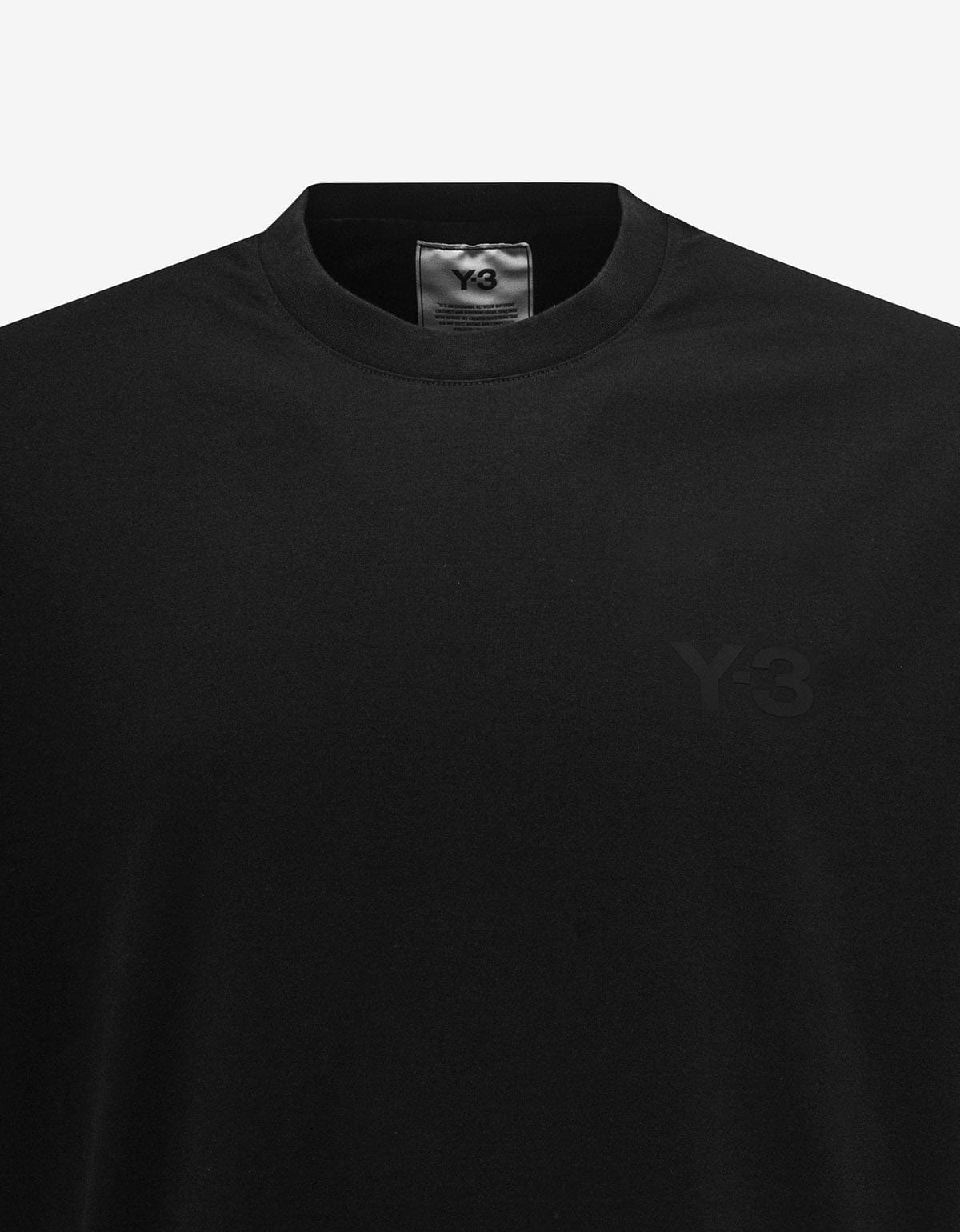 Y-3 Black Logo Relaxed T-Shirt