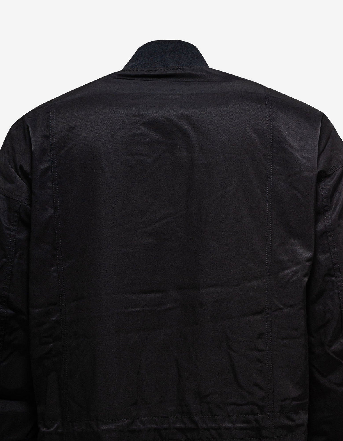 Y-3 Black Long Bomber Jacket