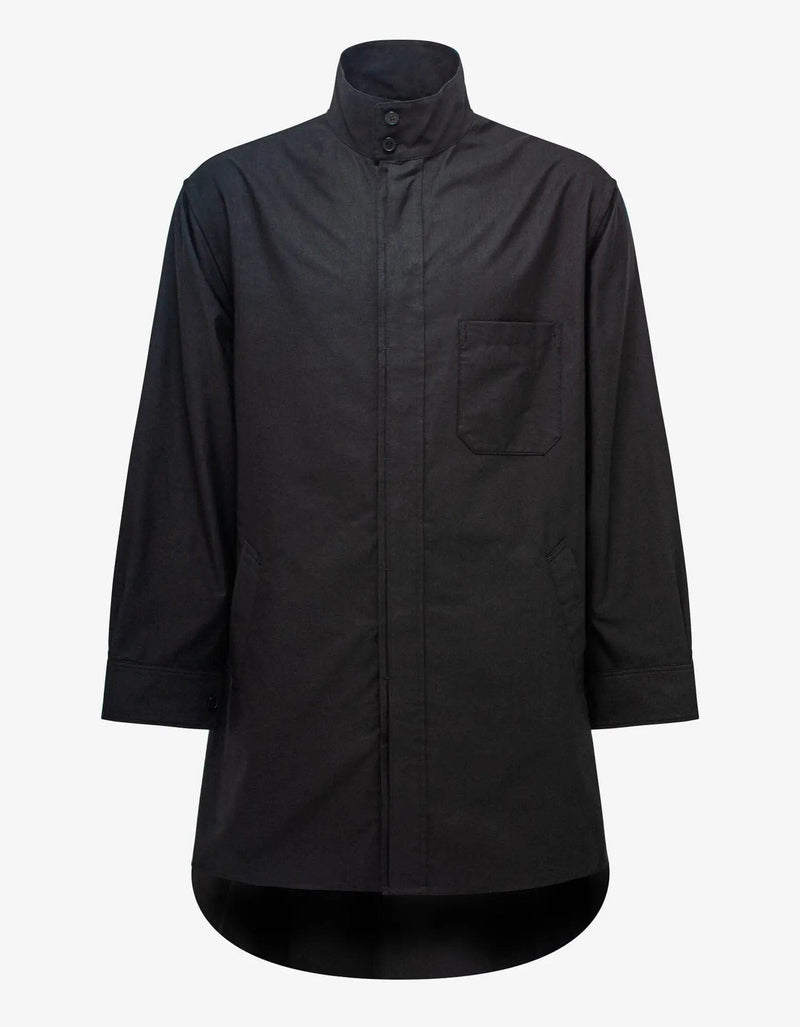 Y-3 Black Slub Overshirt