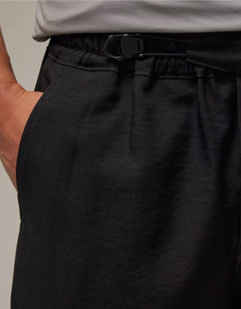 Y-3 Black Sport Uniform Straight Leg Trousers