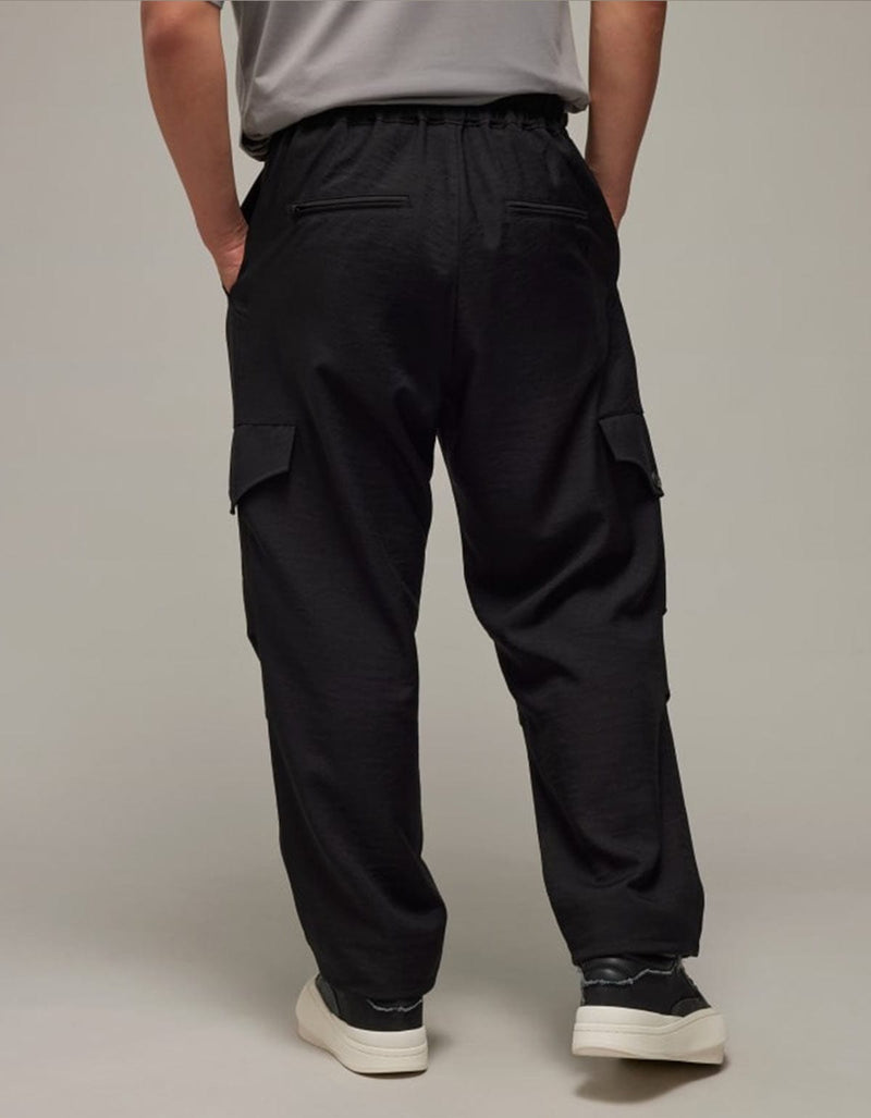 Y-3 Black Sport Uniform Straight Leg Trousers