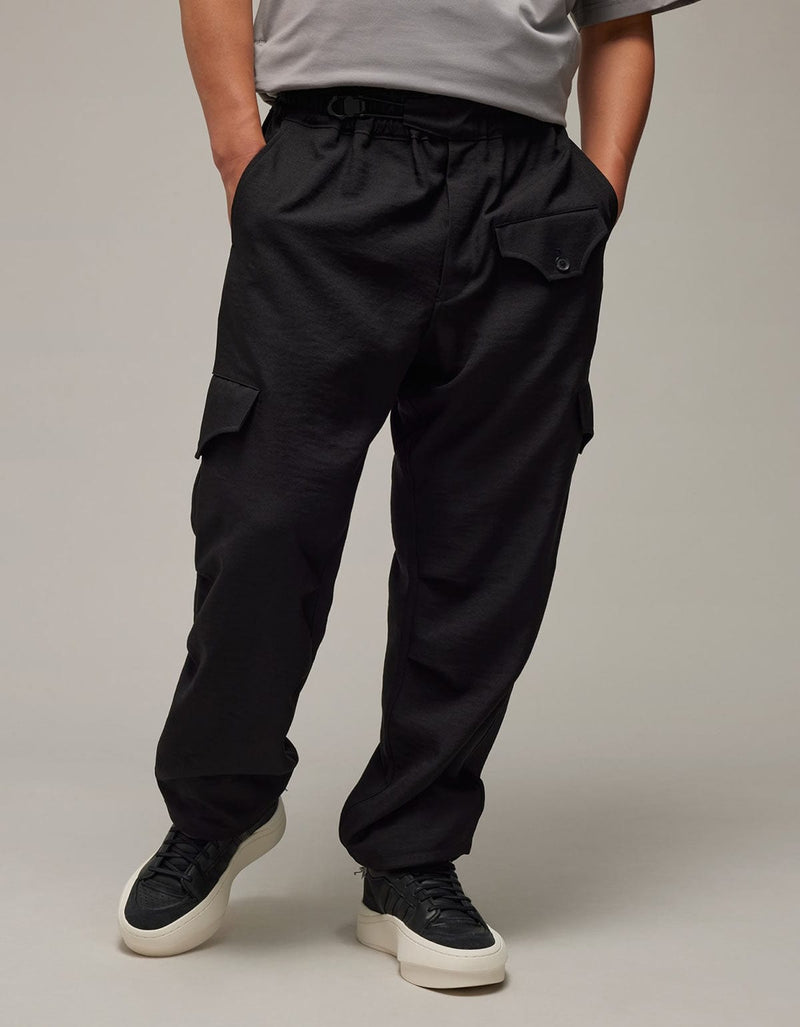 Y-3 Black Sport Uniform Straight Leg Trousers – Zoo Fashions