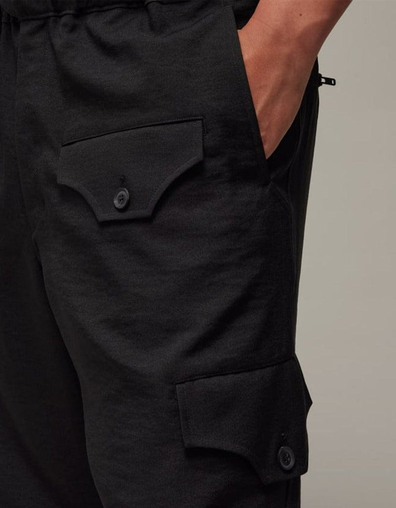 Y-3 Black Sport Uniform Straight Leg Trousers