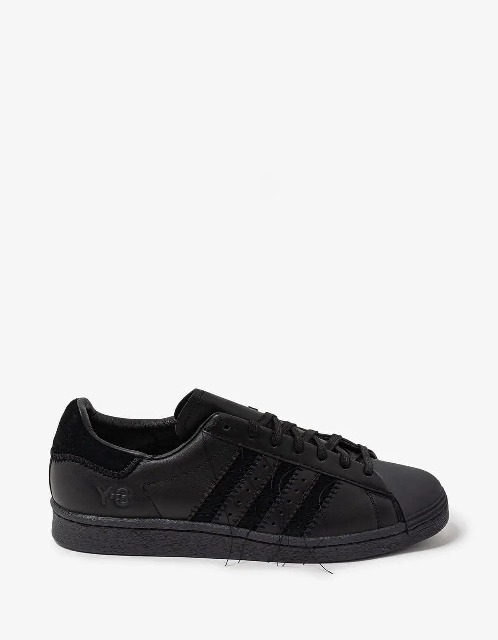Y-3 Black Superstar Trainers UK Black - Main Image