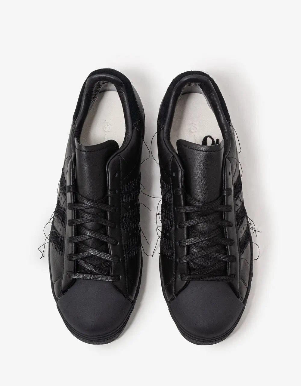 【ADIDAS】 black leather y-3 superstar (関税送料込) Y-3 Black Superstar Trainers – Zoo Fashions