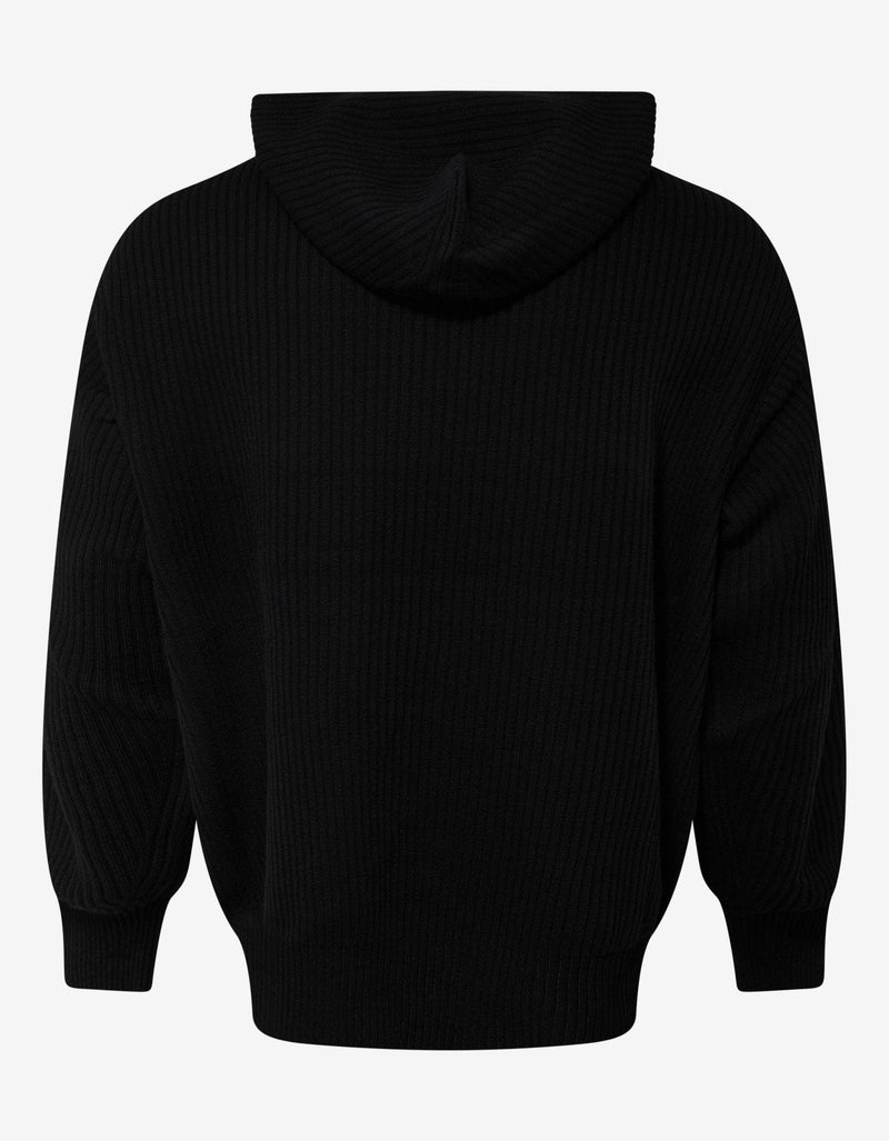 Y-3 Black Technical Knit Hoodie