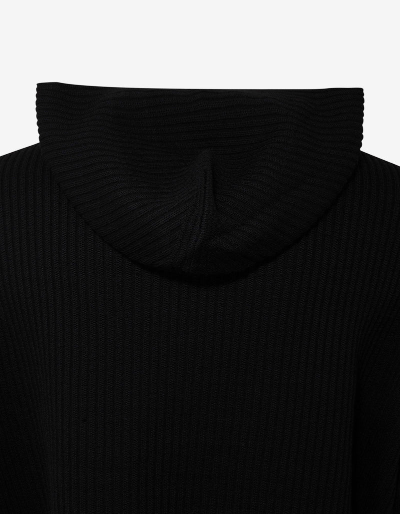 Y-3 Black Technical Knit Hoodie
