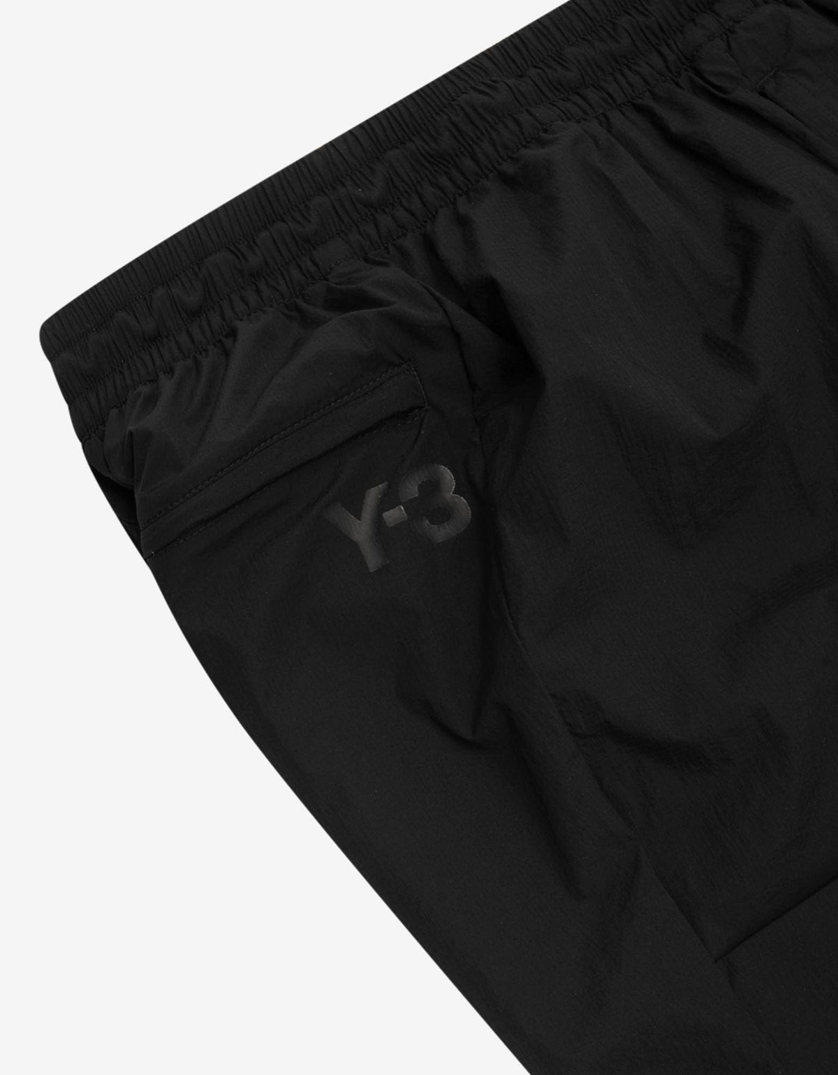 Y-3 Black Travel Stretch Nylon Track Pants