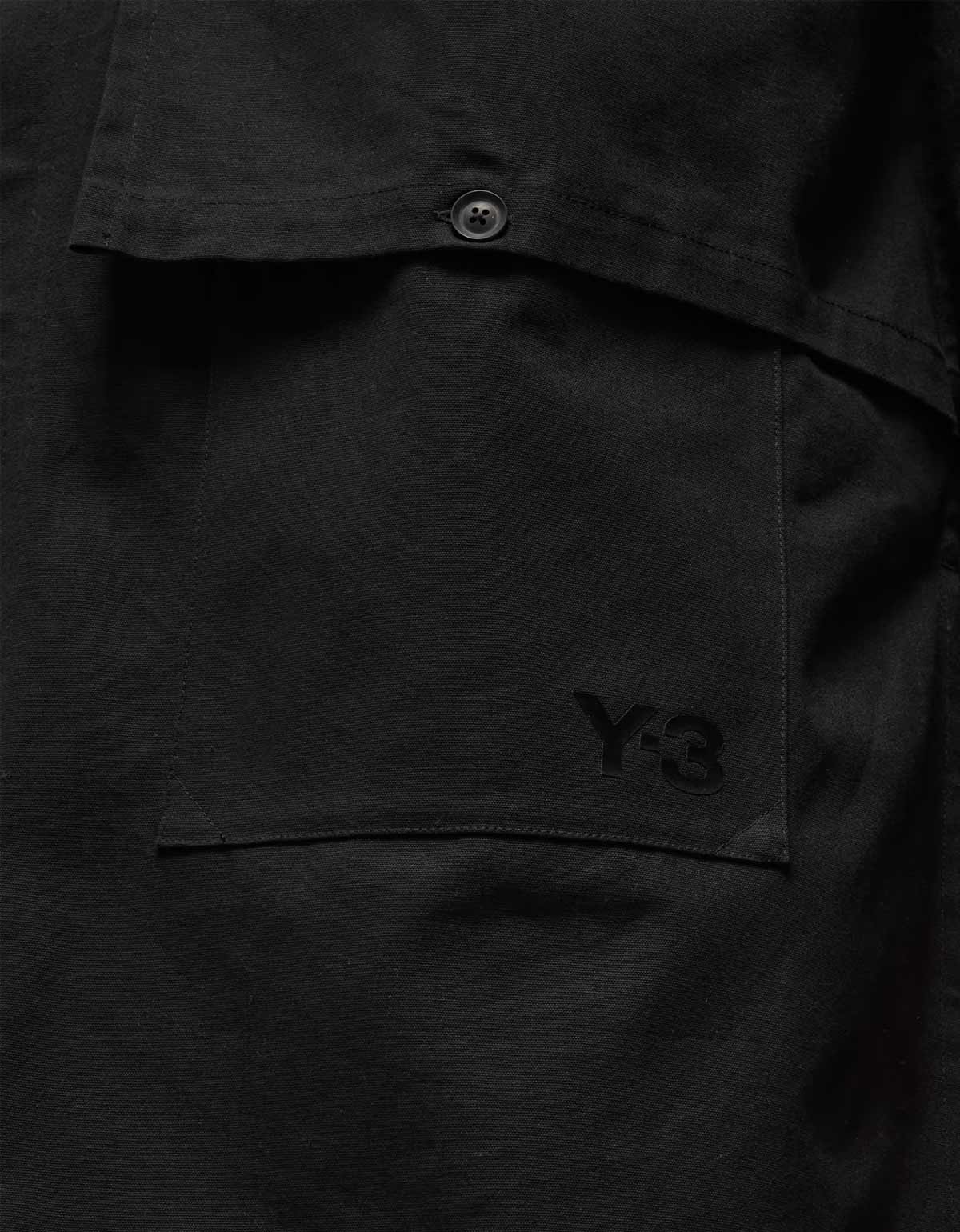 Y-3 Black Workwear Overshirt