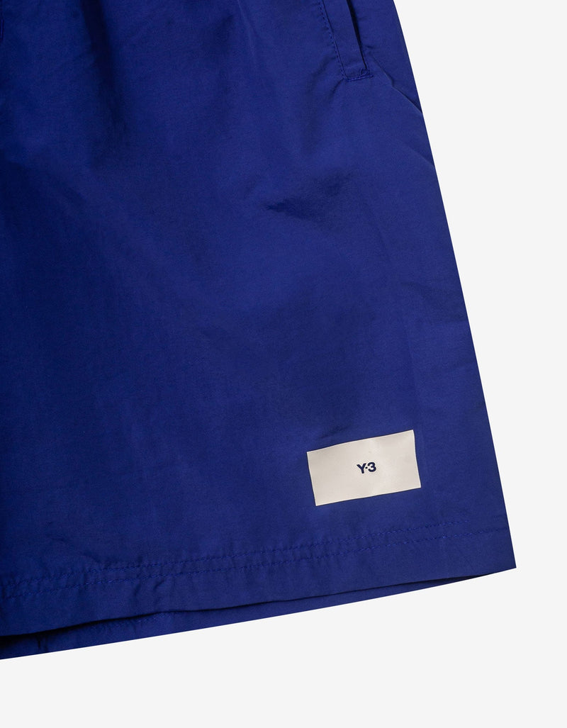 Y-3 Blue Mid-length Swim Shorts