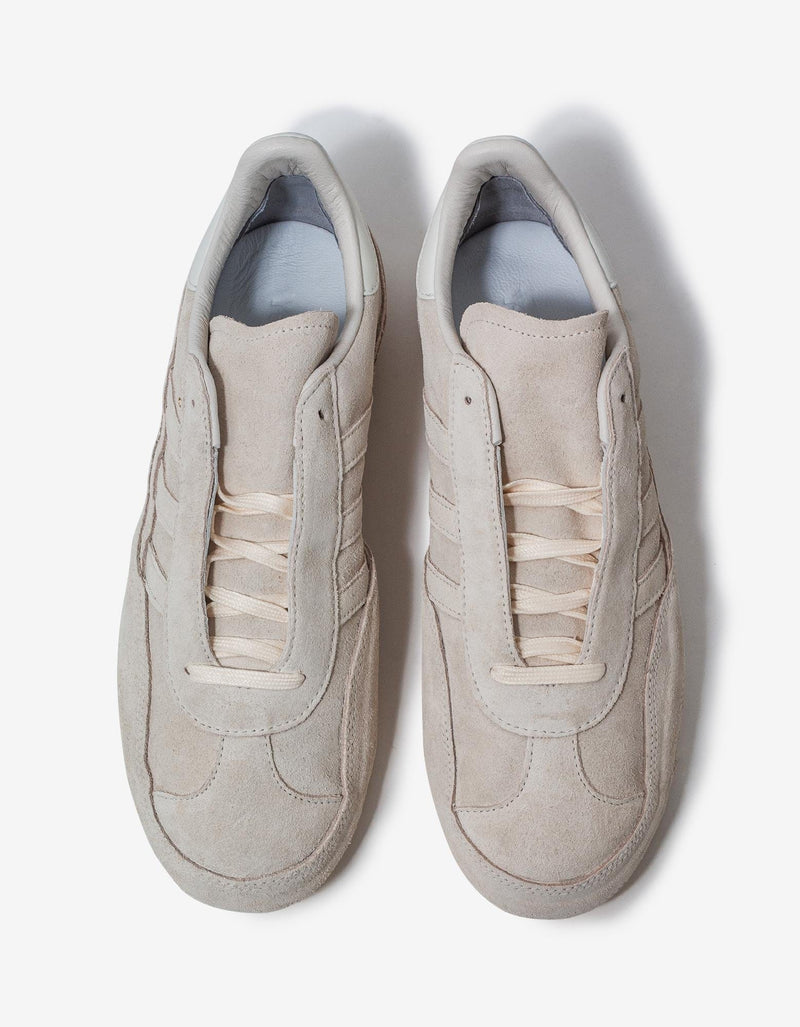 Y-3 Cream Gazelle Suede Leather Trainers