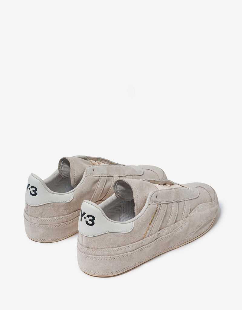 Y-3 Cream Gazelle Suede Leather Trainers