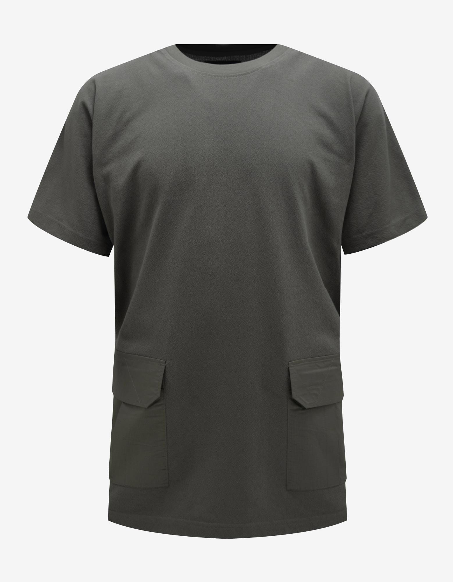 トップス Y-3 CLASSIC PAPER JERSEY POCKET TEE L Y-3 Classic Paper Jersey Pocket T-Shirt L Khaki Short Sleeve