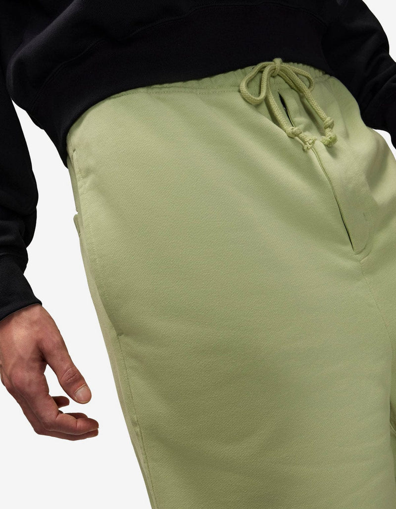 Y-3 Green Logo Sweat Shorts