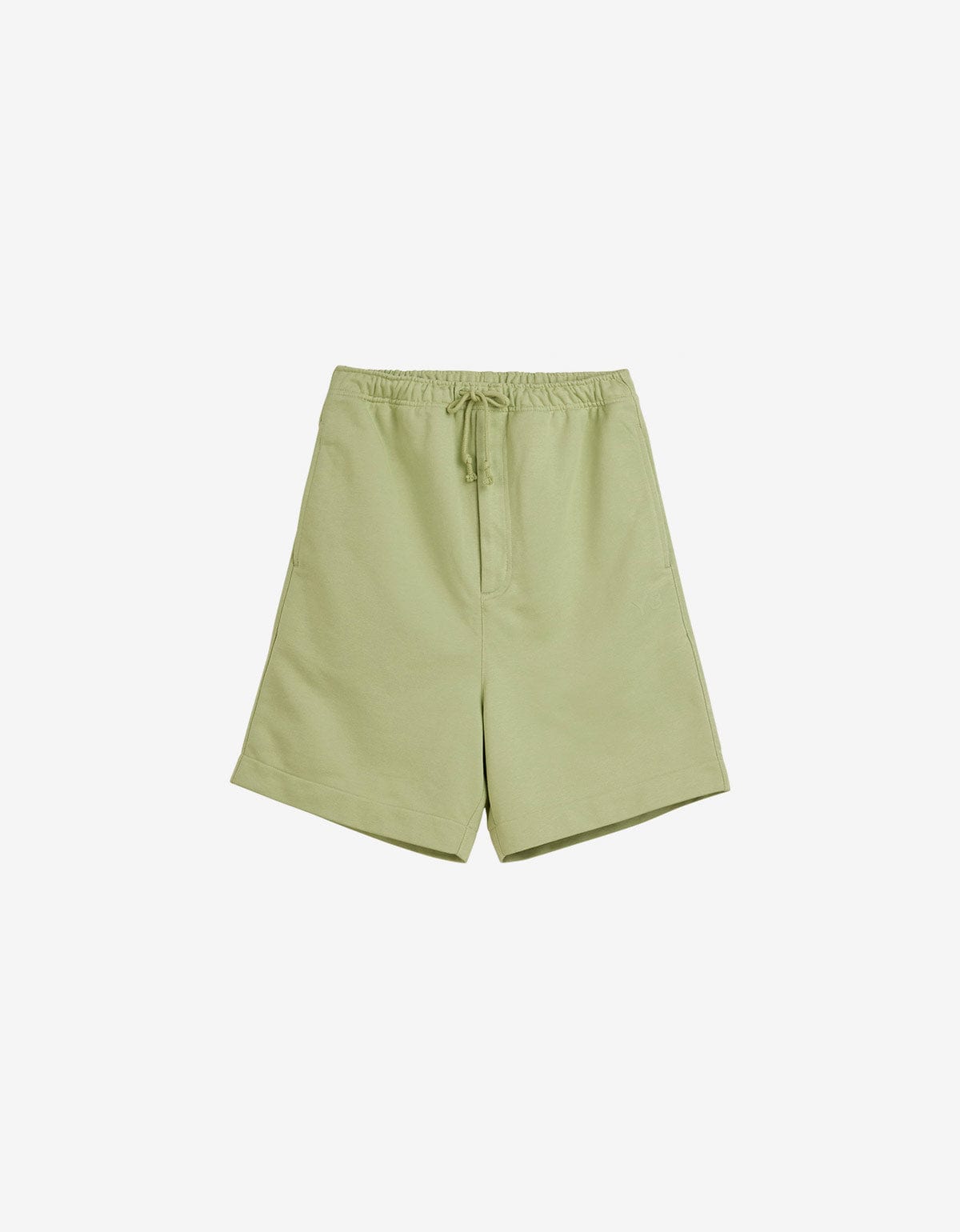 Y-3 Green Logo Sweat Shorts