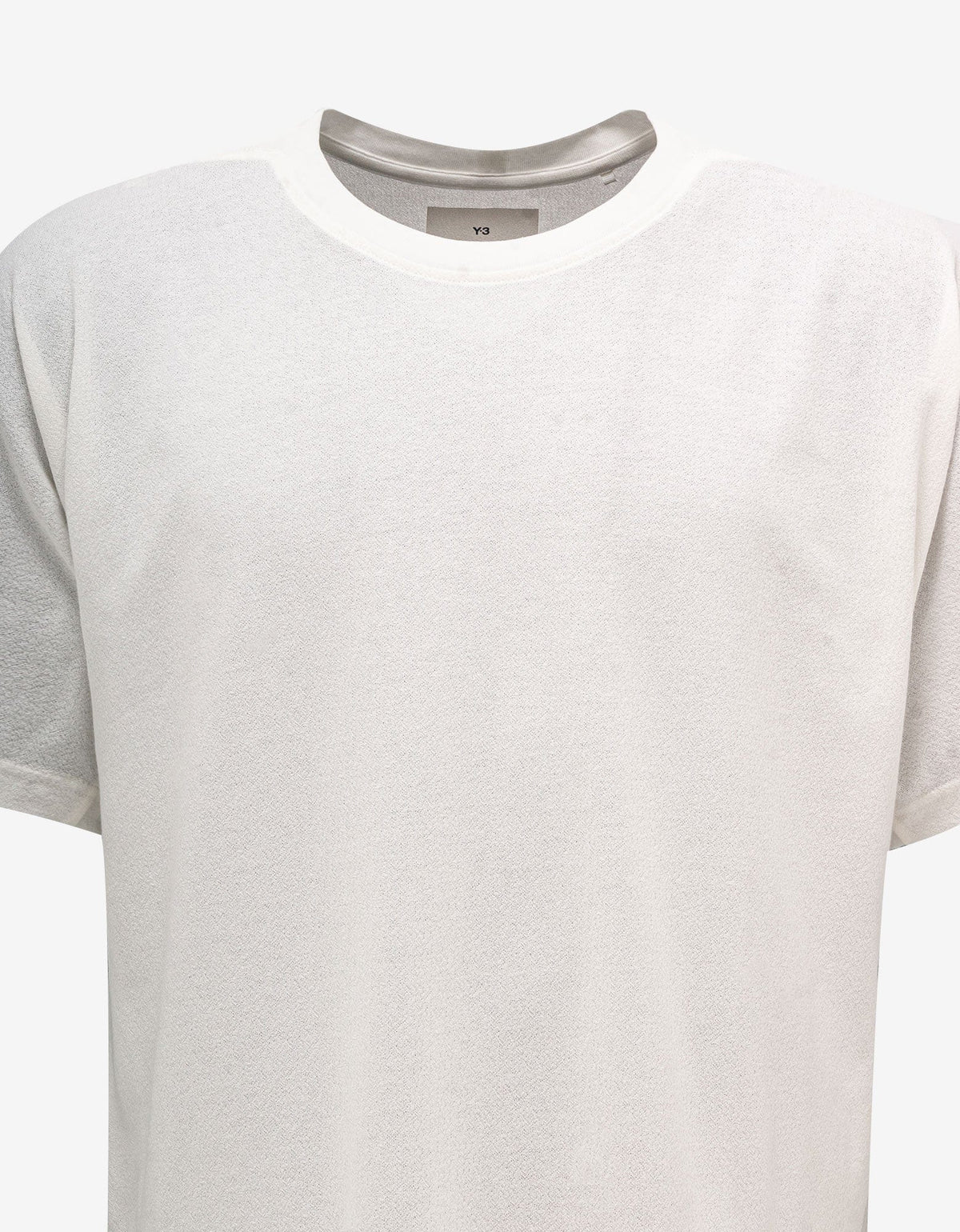 Y-3 Off White Crepe Jersey Pocket T-Shirt
