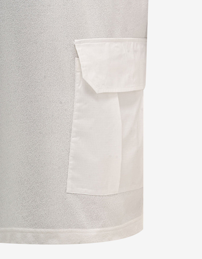 Y-3 Off White Crepe Jersey Pocket T-Shirt