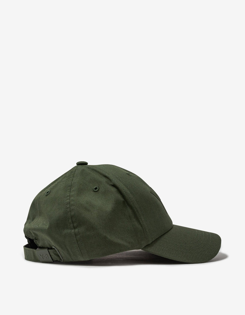 Y-3 Shadow Green Logo Cap