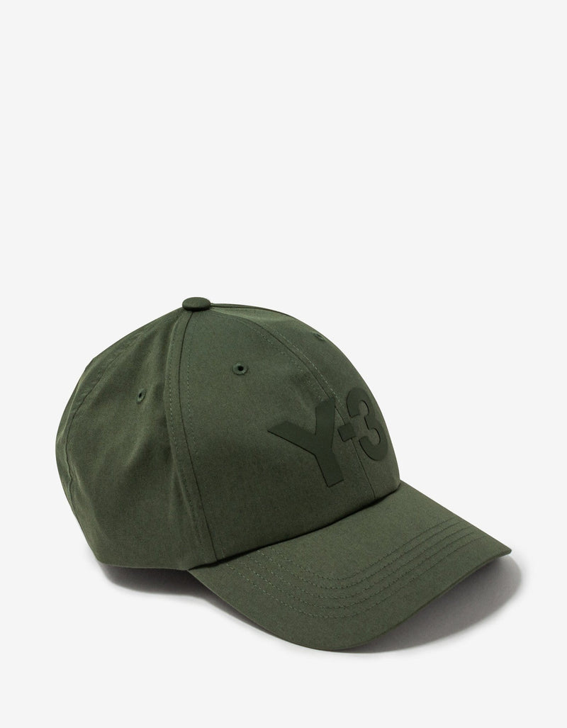 Y-3 Shadow Green Logo Cap