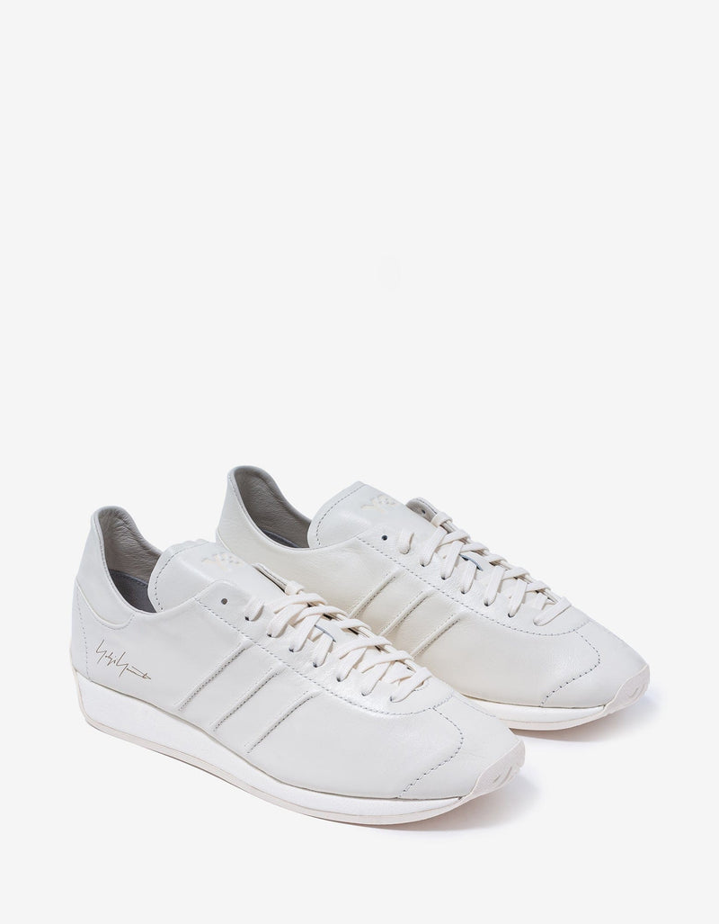 Y-3 White Country Trainers