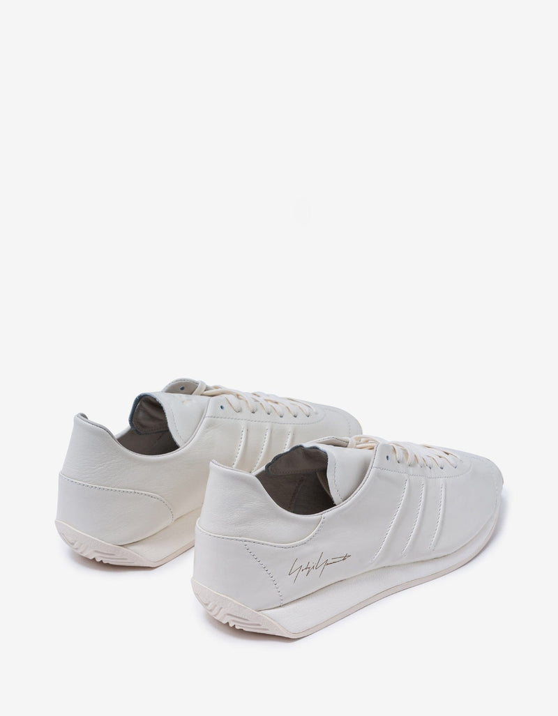 Y-3 White Country Trainers