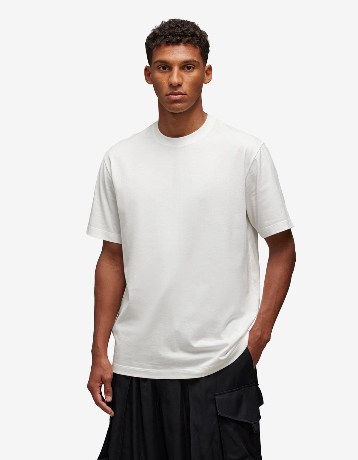 Y-3 White Graphic Print T-Shirt – Zoo Fashions