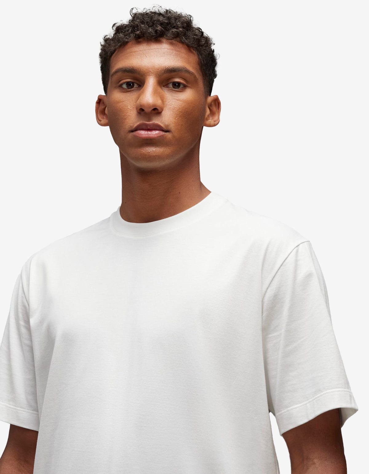 Tシャツ・カットソー Y 3 Men T Shirts LJM7815 White Y-3 logo-print T-shirt | White | FARFETCH