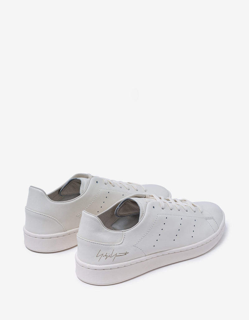 Y-3 White Leather Stan Smith Trainers