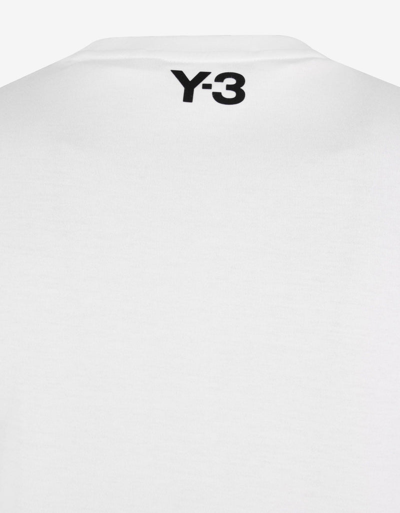 Y-3 White Multi-Block Graphic T-Shirt