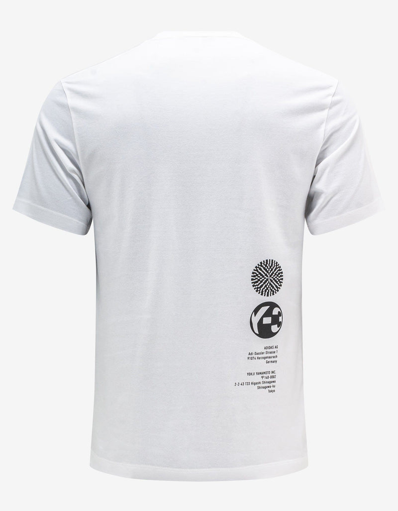 Y-3 White Zine Page-1 T-Shirt