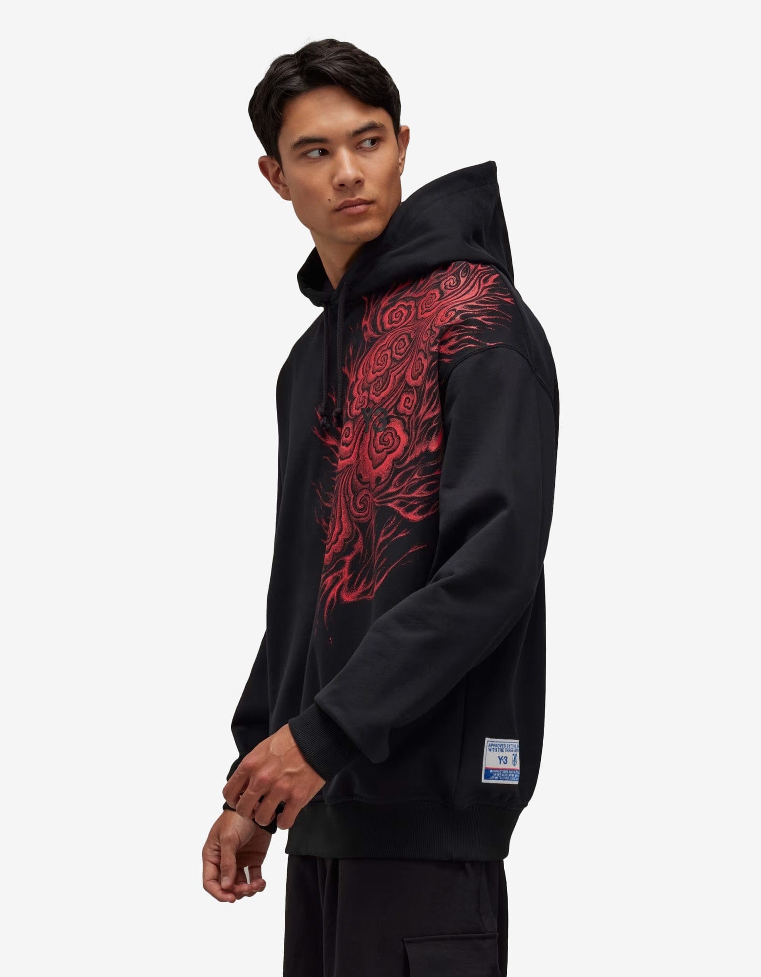 Y3 black hoodie best sale