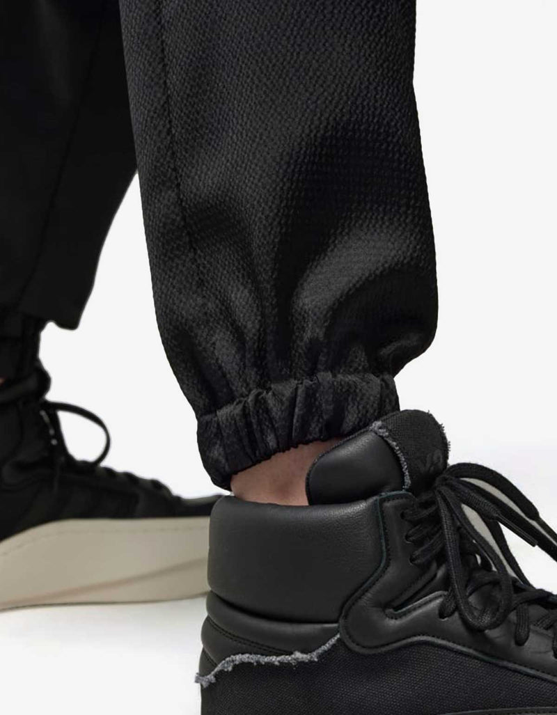 Y-3 Y-3 Black Logo Seersucker Track Pants