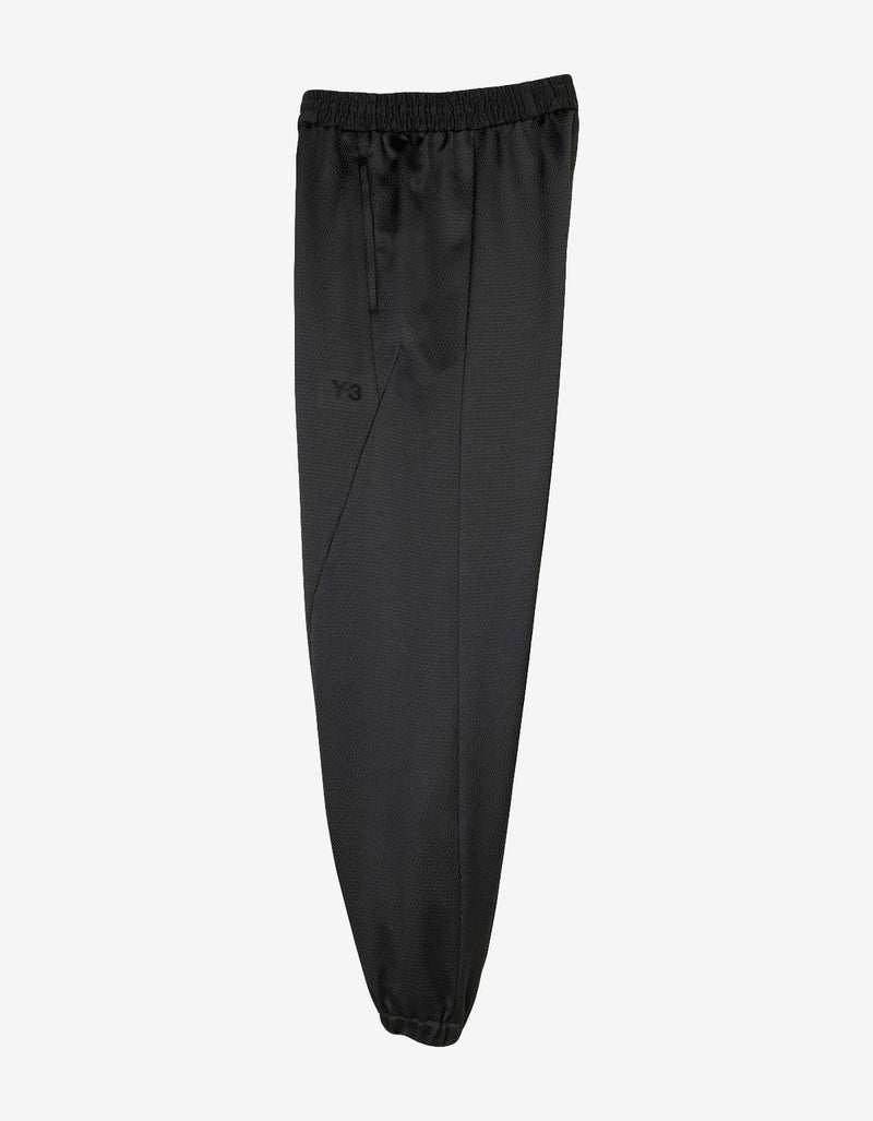 Y-3 Y-3 Black Logo Seersucker Track Pants