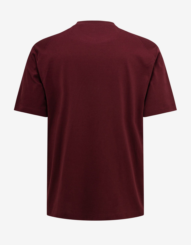 Y-3 Y-3 Dark Red Logo T-Shirt