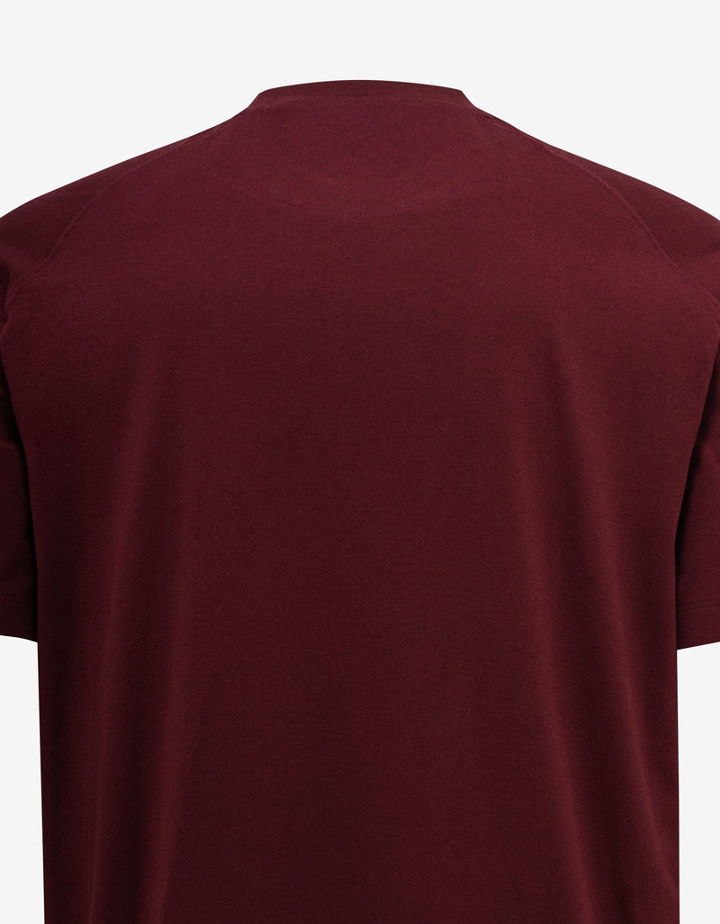 Y-3 Y-3 Dark Red Logo T-Shirt