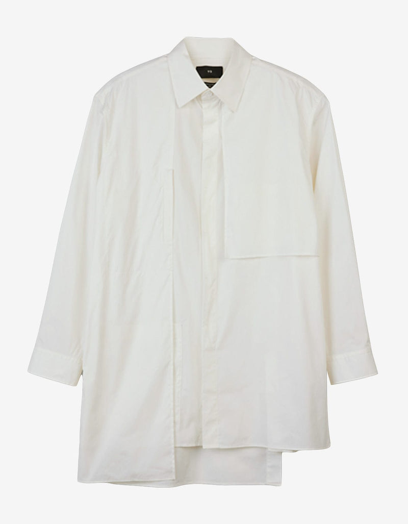 Y-3 Y-3 Off White Cotton Shirt