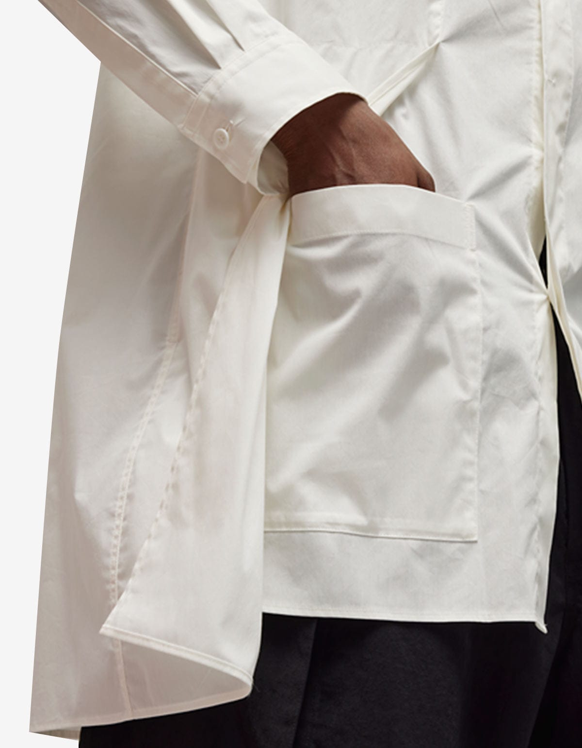 Y-3 Y-3 Off White Cotton Shirt