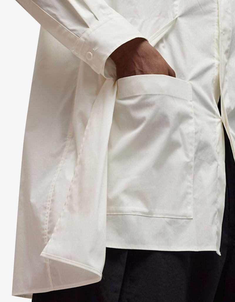 Y-3 Y-3 Off White Cotton Shirt
