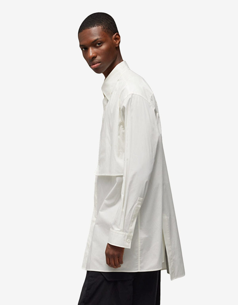 Y-3 Y-3 Off White Cotton Shirt