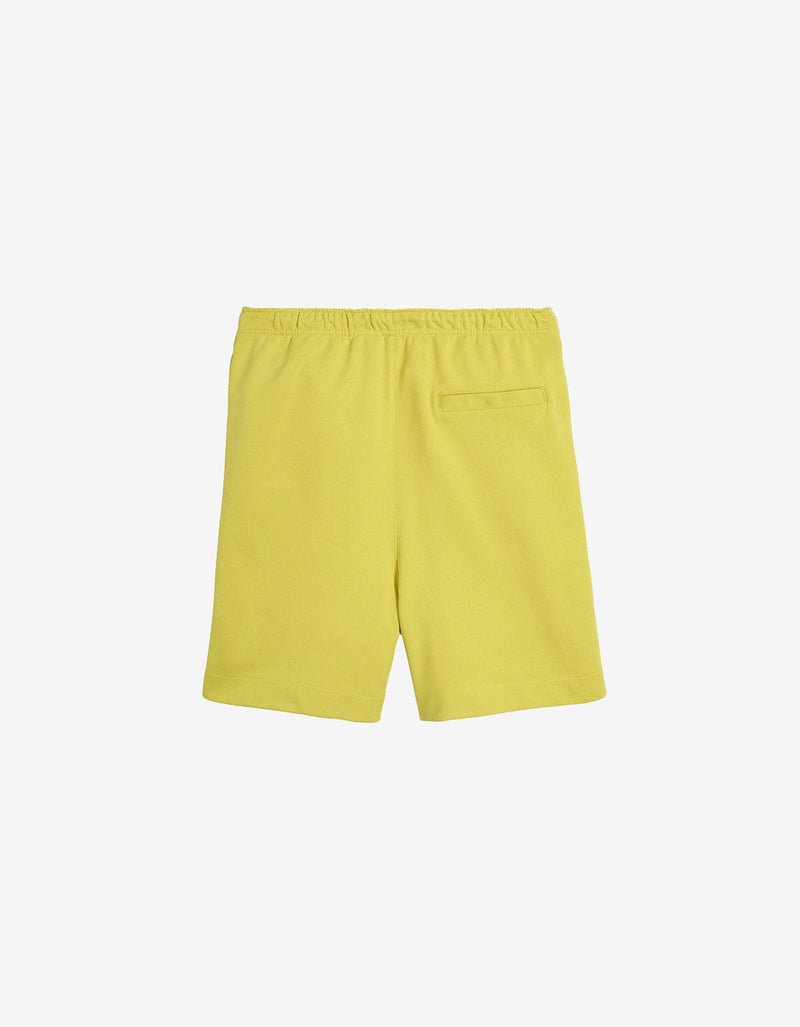 Y-3 Yellow Logo Sweat Shorts
