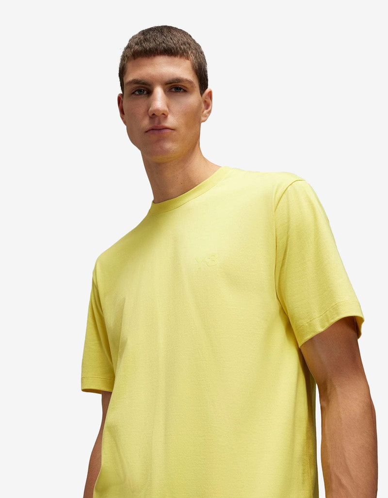 Y-3 Yellow Logo T-Shirt