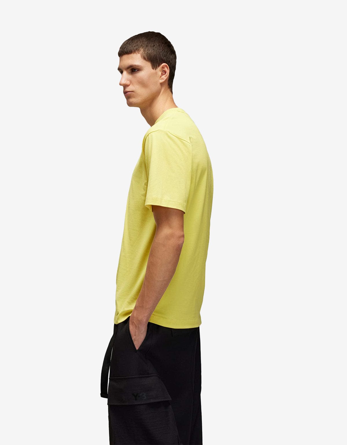 Y-3 Yellow Logo T-Shirt