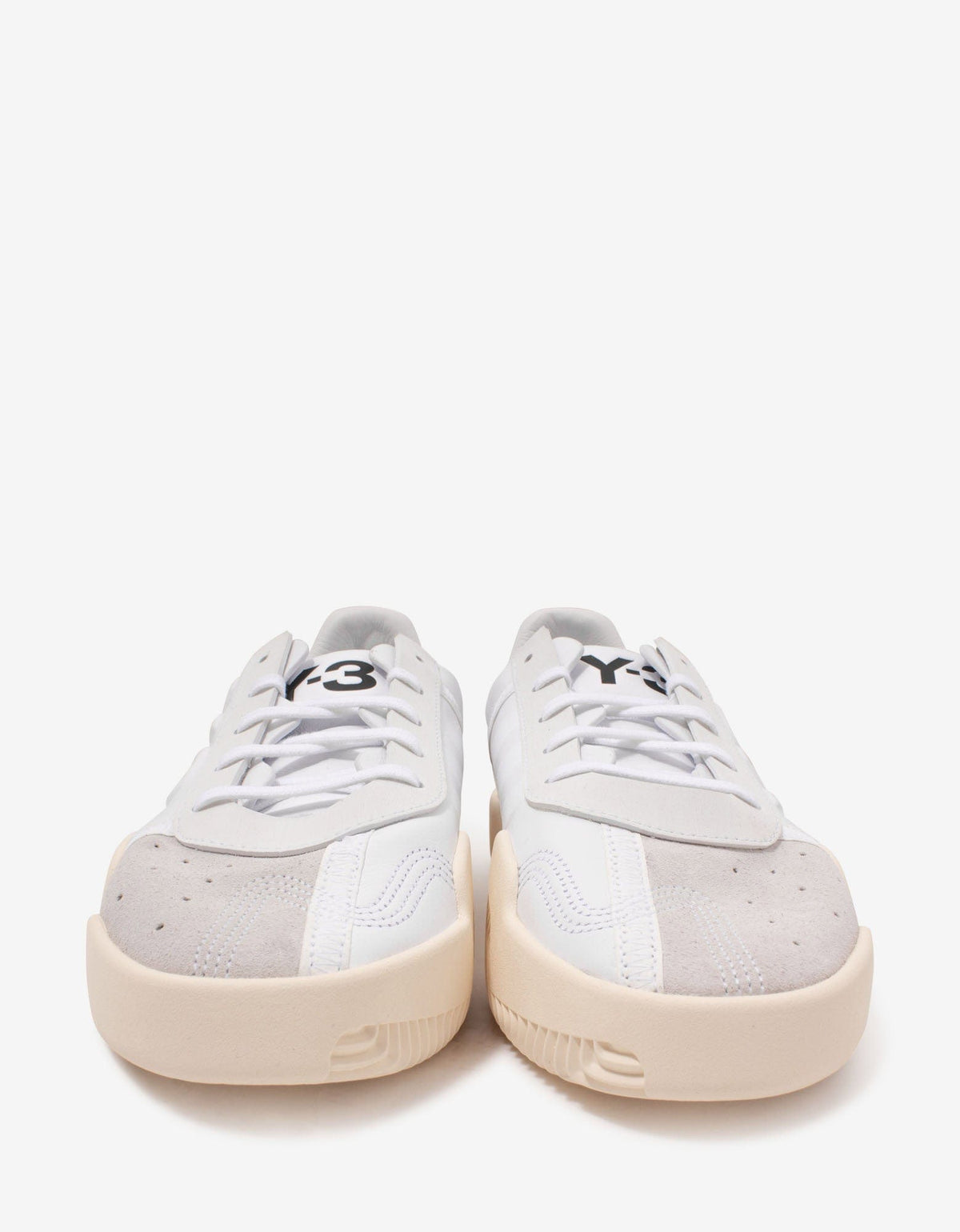 Y-3 Yunu White Leather Trainers