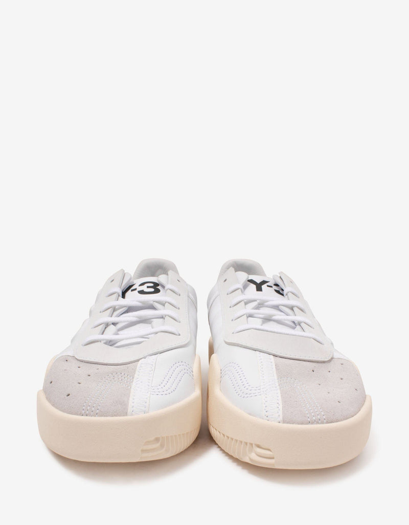 Y-3 Yunu White Leather Trainers