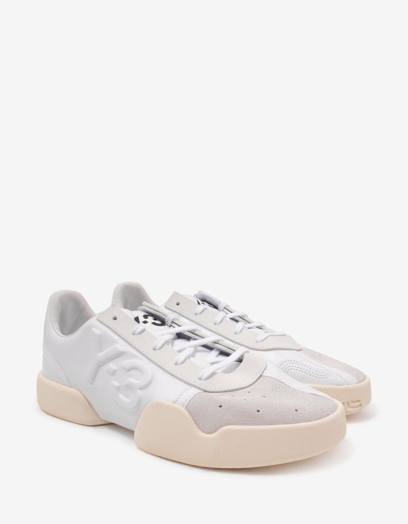 Y-3 Yunu White Leather Trainers
