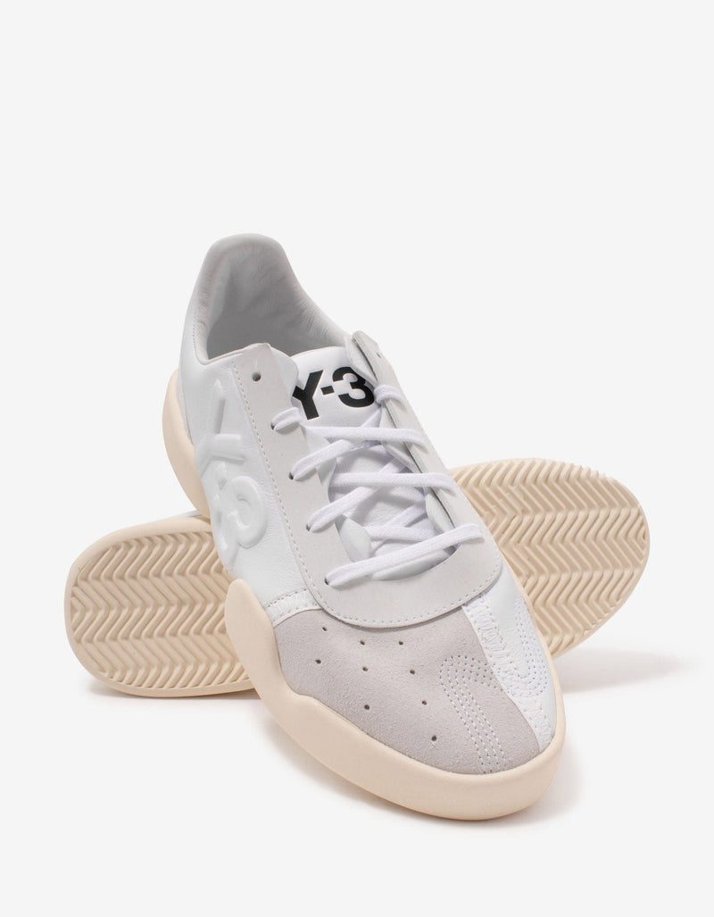 Y-3 Yunu White Leather Trainers