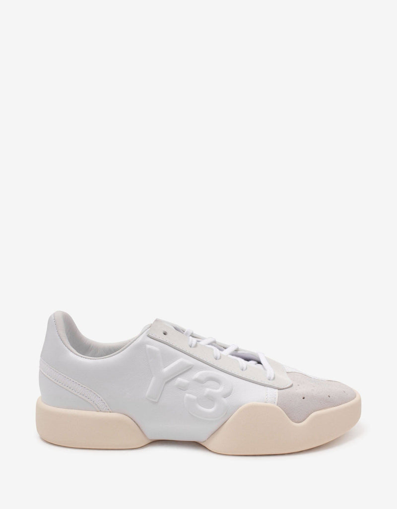 Y-3 Yunu White Leather Trainers