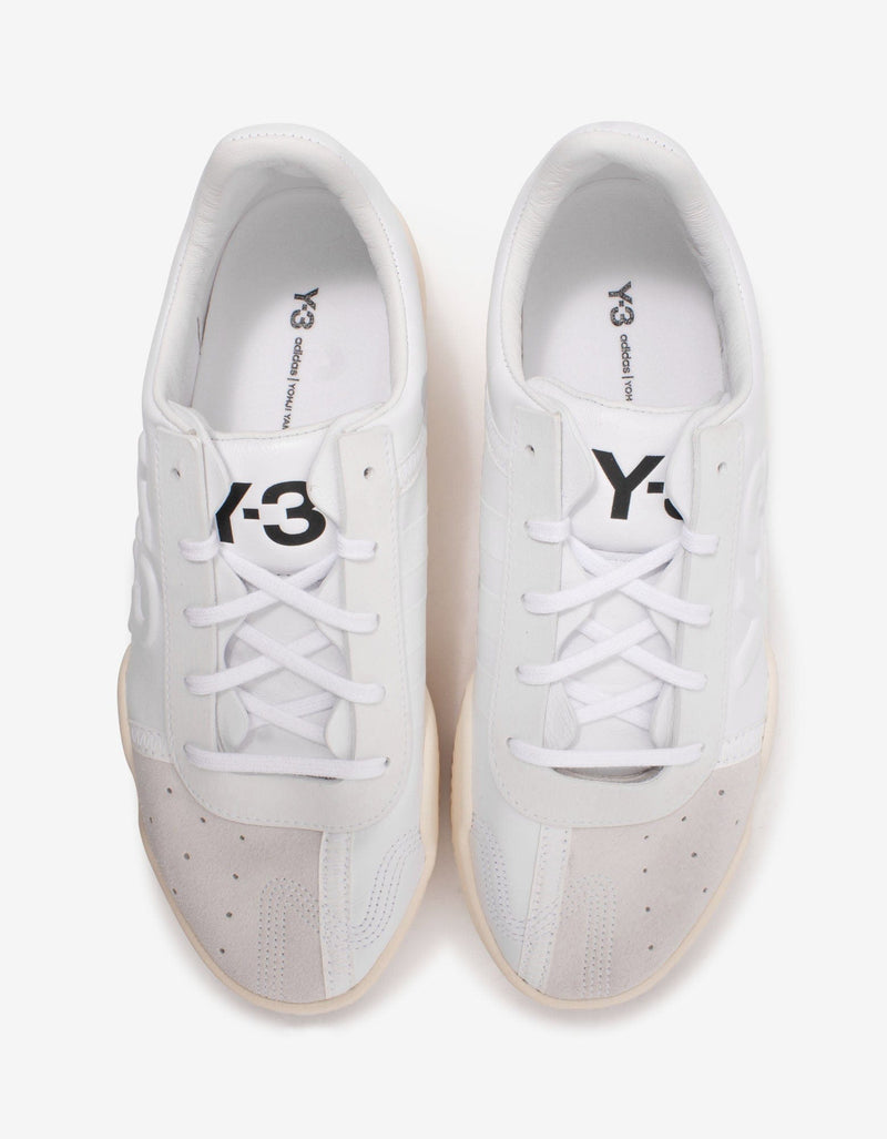 Y-3 Yunu White Leather Trainers